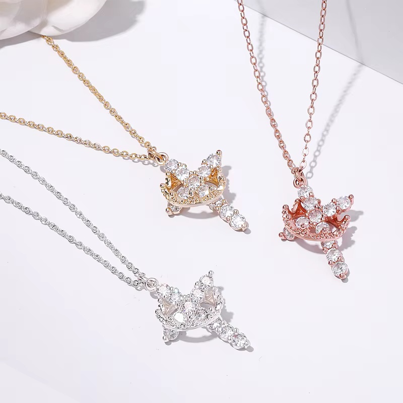 Collana Protettiva Croce e Corona